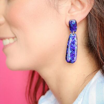 Gwen Deep Blue Earrings