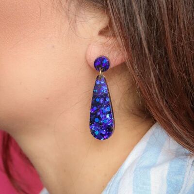 Amandine Deep Blue Earrings