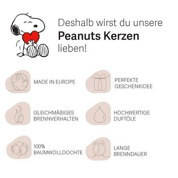 Bougie parfumée Peanuts Tu es mon super-héros - 250g 3