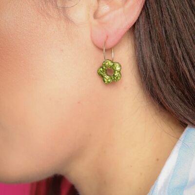 Isa S Lime earrings