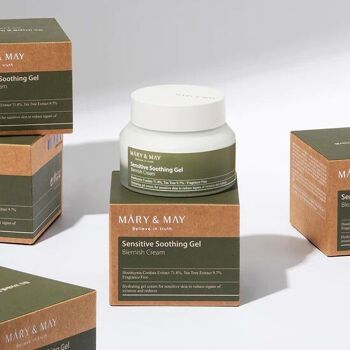 MARY&MAY Gel Crème Apaisant Sensible Anti-Imperfections 70g 5
