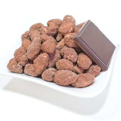 Roasted cocoa almonds by the kilo