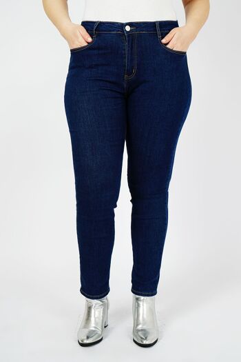 Pantalon Jean brute - NOSHANA BLEU 1