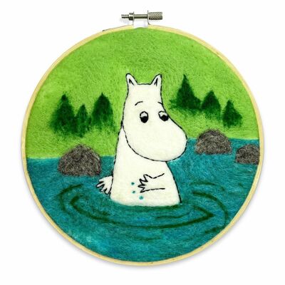 Moomin: Moomintroll in feltro ad ago da immersione