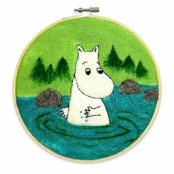 Moomin : Feutrage à l'aiguille à tremper Moomintroll 1