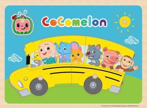 CoComelon Wooden Peg Puzzle for kids