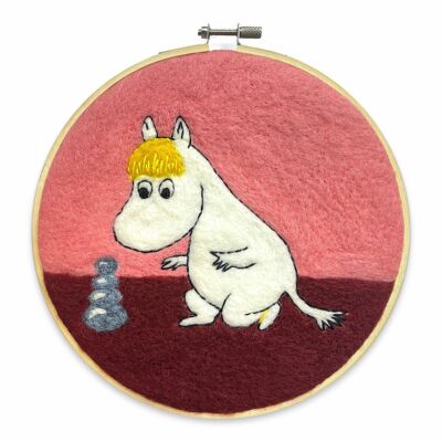 Moomin: Kit de fieltro de aguja para construir Snorkmaiden