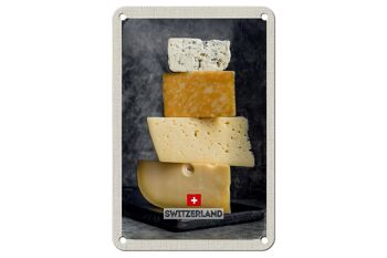 Panneau de voyage en étain, 12x18cm, suisse, Berne, Type fromage emmental 1