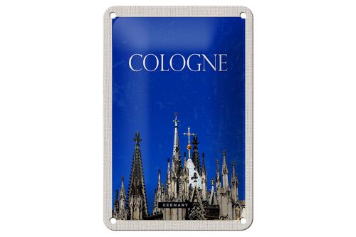 Blechschild Reise 12x18cm Köln Deutschland Kölner Dom Kirche Schild