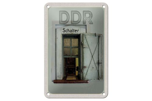 Blechschild Reise 12x18cm Berlin Deutschland DDR Diktatur Schild