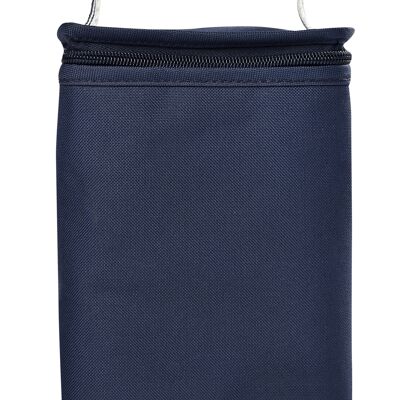 BEABA, Insulated lunch pouch Navy blue / stripes