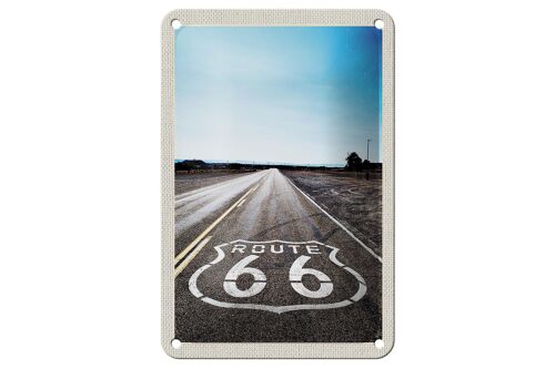 Blechschild Reise 12x18cm USA Amerika Straße Route 66 Chicago Schild