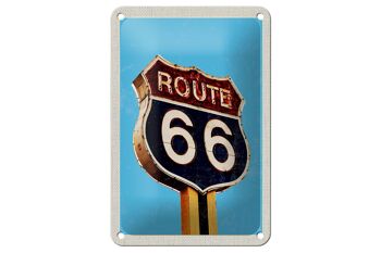 Panneau de voyage en étain 12x18cm, panneau de rue de Station-service America Route 66 1