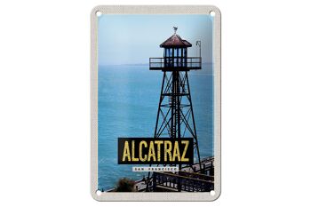 Panneau de voyage en étain 12x18cm, panneau de tour de mer d'alcatraz de San Francisco 1