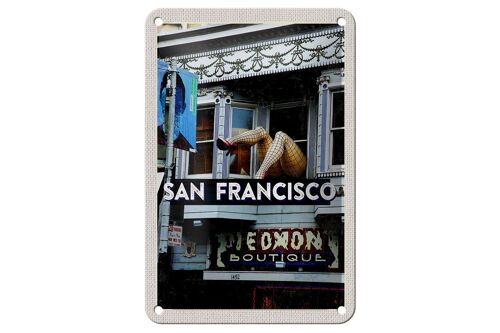 Blechschild Reise 12x18cm San Francisco Piedmon Boutique Urlaub Schild