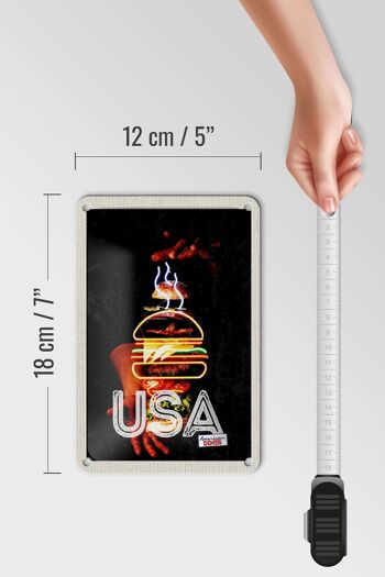 Panneau de voyage en étain 12x18cm, panneau de citoyens américains, états-unis, tribunaux 5