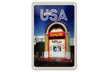 Panneau de voyage en étain 12x18cm, panneau de Restaurant américain Peggy Sues 1