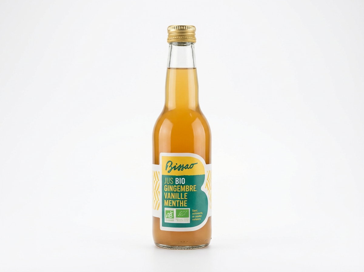 Jus bio gingembre vanille menthe 33cl