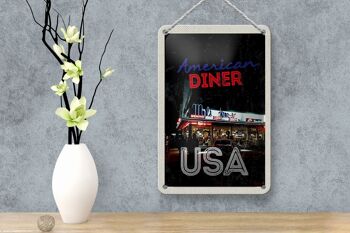 Panneau de voyage en étain, 12x18cm, pour dîner, Restaurant, déjeuner, dîner, USA 4