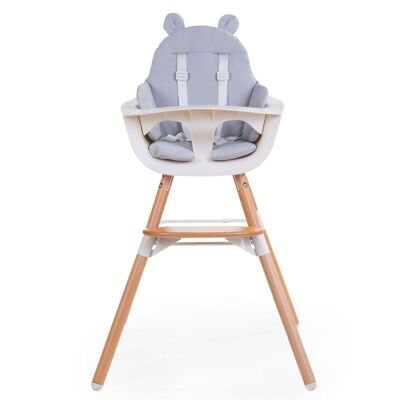 CHILDHOME, HIGH CHAIR CUSHION - WATER-REPELLENT - POLYESTER - GRAY