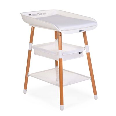 CHILDHOME, EVOLUX TABLE A LANGER NATUREL BLANC