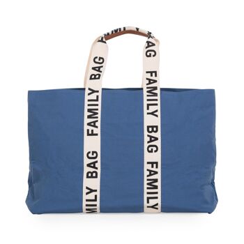 CHILDHOME, FAMILY BAG SIGNATURE CANVAS INDIGO 1