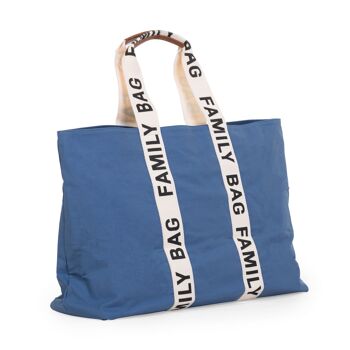 CHILDHOME, FAMILY BAG SIGNATURE CANVAS INDIGO 2