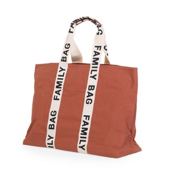 CHILDHOME, FAMILY BAG SIGNATURE CANVAS TERRACOTTA 4