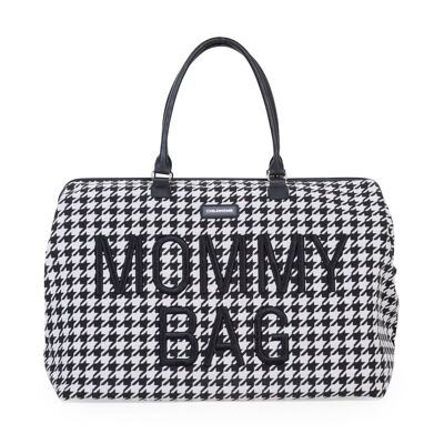 CHILDHOME, MOMMY BAG PIED DE POULE NOIR