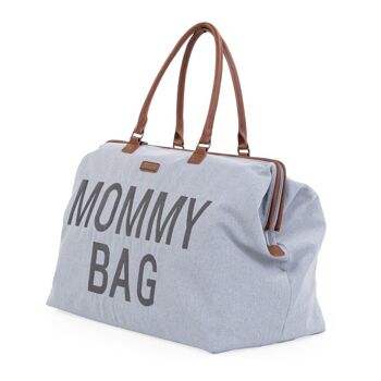 CHILDHOME, MOMMY BAG CANVAS GRIS 1