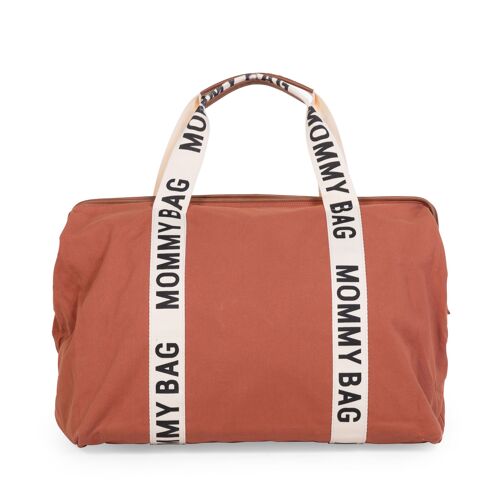 CHILDHOME, MOMMY BAG SIGNATURE CANVAS TERRACOTTA