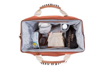 CHILDHOME, MOMMY BAG SIGNATURE CANVAS TERRACOTTA 3