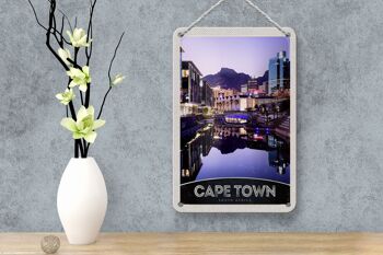 Signe de voyage en étain, 12x18cm, Cape Town, afrique du sud, signe de vacances de luxe 4