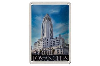 Panneau de voyage en étain, 12x18cm, Los Angeles, états-unis, Amérique, panneau de grande hauteur 1