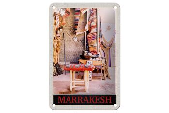 Signe de voyage en étain, 12x18cm, signe de vacances, Culture marrakech maroc 1