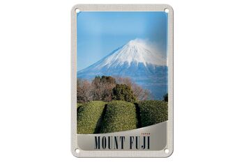 Panneau de voyage en étain, 12x18cm, Mont Fuji, japon, asie, montagnes, signe naturel 1