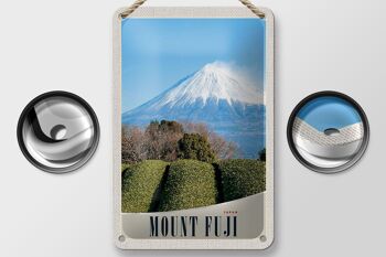 Panneau de voyage en étain, 12x18cm, Mont Fuji, japon, asie, montagnes, signe naturel 2