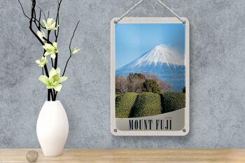Panneau de voyage en étain, 12x18cm, Mont Fuji, japon, asie, montagnes, signe naturel 4