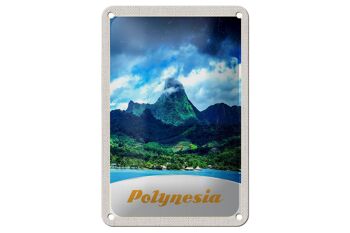 Signe de voyage en étain, 12x18cm, île de polynésie, australie, signe du pacifique 1