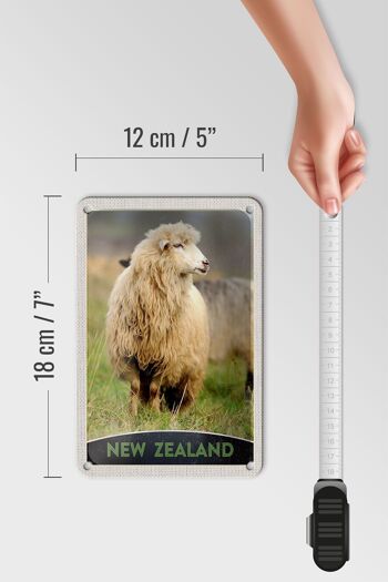 Panneau de voyage en étain 12x18cm, signe naturel de prairie de mouton, nouvelle-zélande, Europe 5