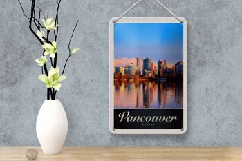Panneau de voyage en étain 12x18cm, panneau de vacances de grande hauteur, Vancouver, Canada, mer 4