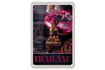 Signe de voyage en étain, 12x18cm, thaïlande, asie, bouddha, dieu, Religion 1