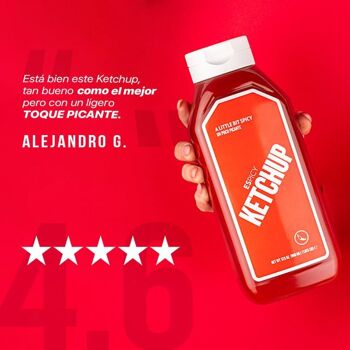 ESPICY - Ketchup Roi 960 ml | Ketchup avec une toque piquante 3