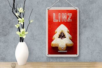 Panneau en étain de voyage 12x18cm, panneau de remplissage de fraises pour biscuits d'hiver de Linz 4