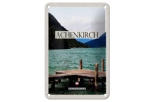 Blechschild Reise 12x18cm Achenkirch Österreich Familienurlaub Schild