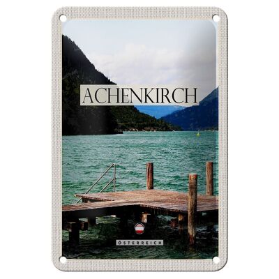 Blechschild Reise 12x18cm Achenkirch Österreich Familienurlaub Schild