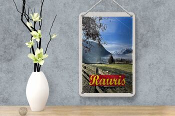 Panneau de voyage en étain, 12x18cm, vallée de Rauris, autriche, randonnée, signe naturel 4
