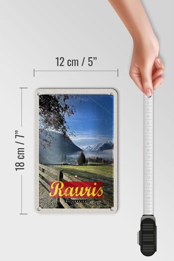 Panneau de voyage en étain, 12x18cm, vallée de Rauris, autriche, randonnée, signe naturel 5