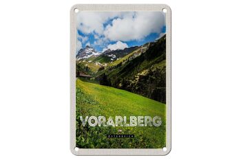 Panneau de voyage en étain 12x18cm, panneau naturel des forêts du Vorarlberg autriche 1