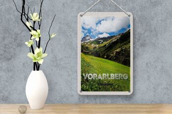 Panneau de voyage en étain 12x18cm, panneau naturel des forêts du Vorarlberg autriche 4